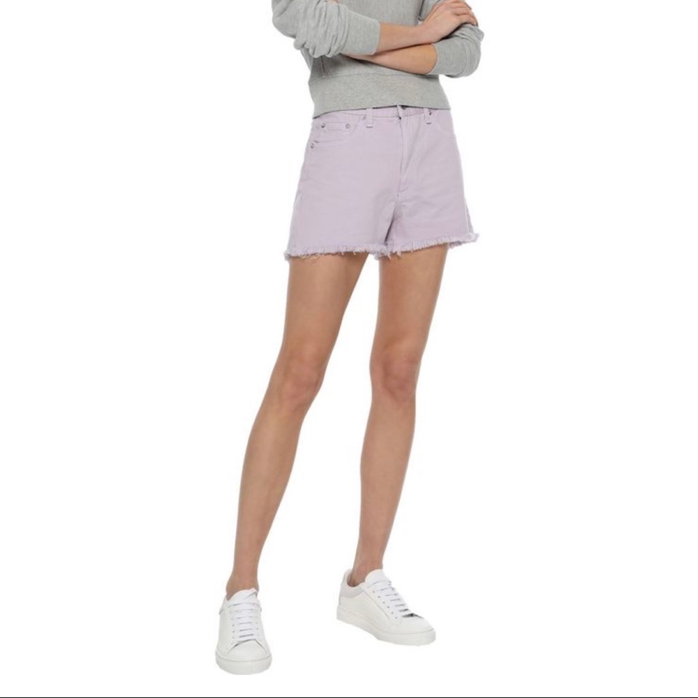 NWT Rag & Bone Lilac Justine Denim Shorts